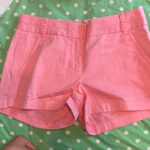 J.Crew Pink Chino Shorts